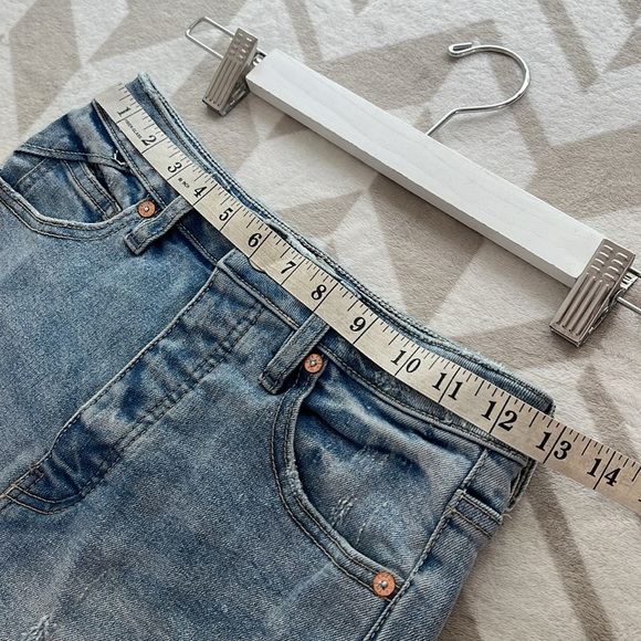 Free People X We The Free Curvy Vintage High Rise‎ Short size 25 - Picture 6 of 9